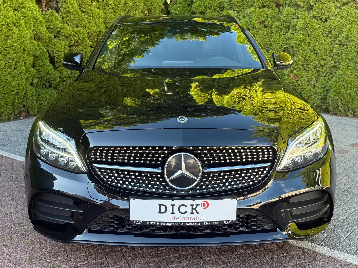 Mercedes-Benz C 220 d T 9G AMG Line NIGHT+LED+ALCAN+NAVI+SHZ+ Schwarz - 2