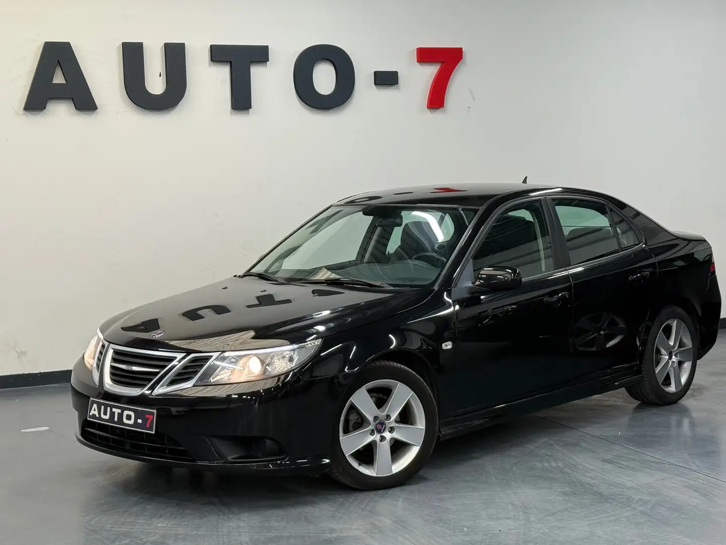 Saab 9-3 Automaat 1.8t Benzine 2.0 - 2008 - AC/Airco. Zwart - 1