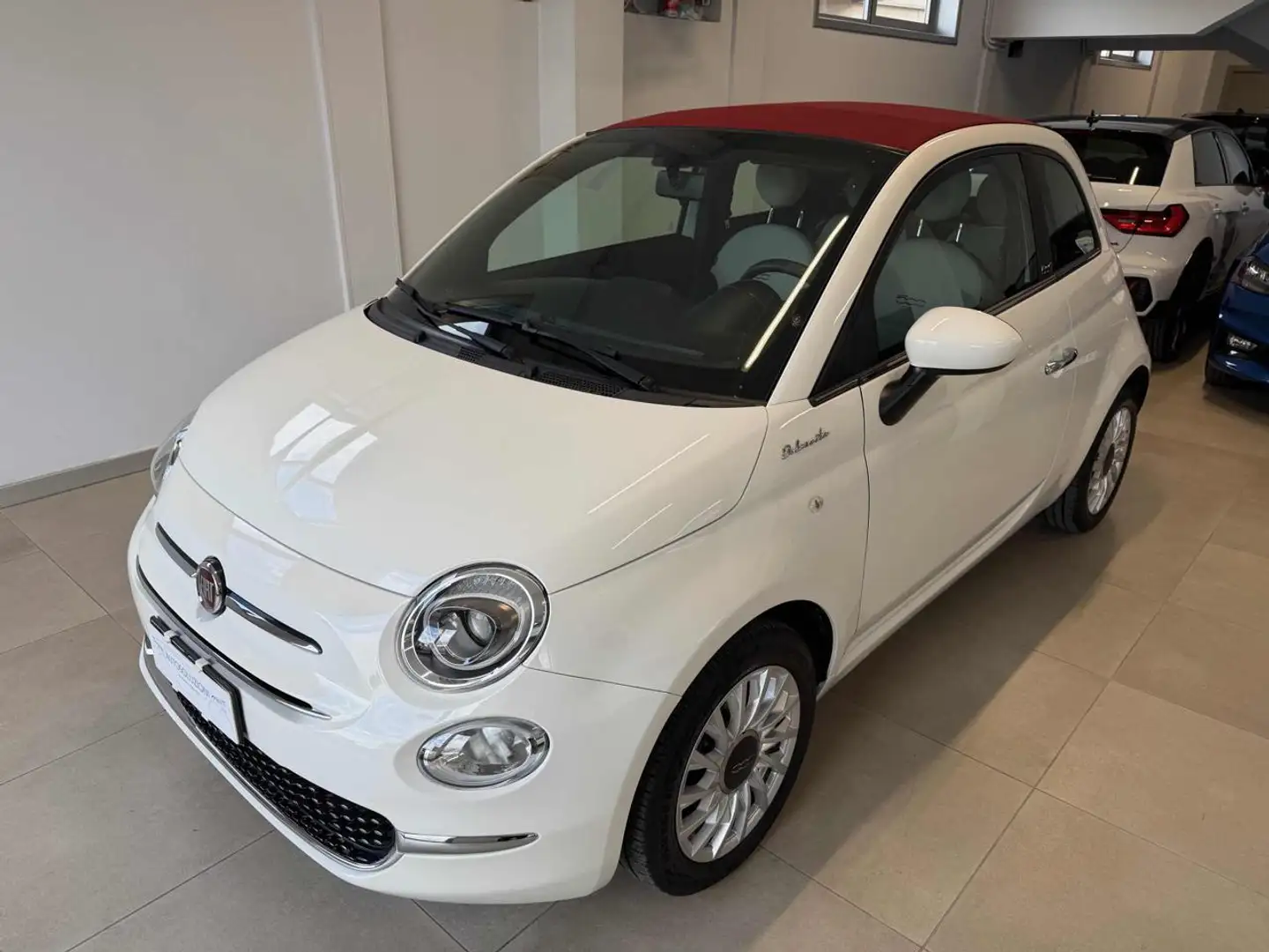 Fiat 500 C 1.0 Hybrid Dolcevita Blanc - 1