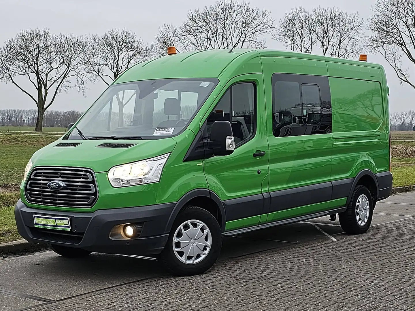 Ford Transit 2.0 L3H2 Dubbel Cabine! Groen - 2