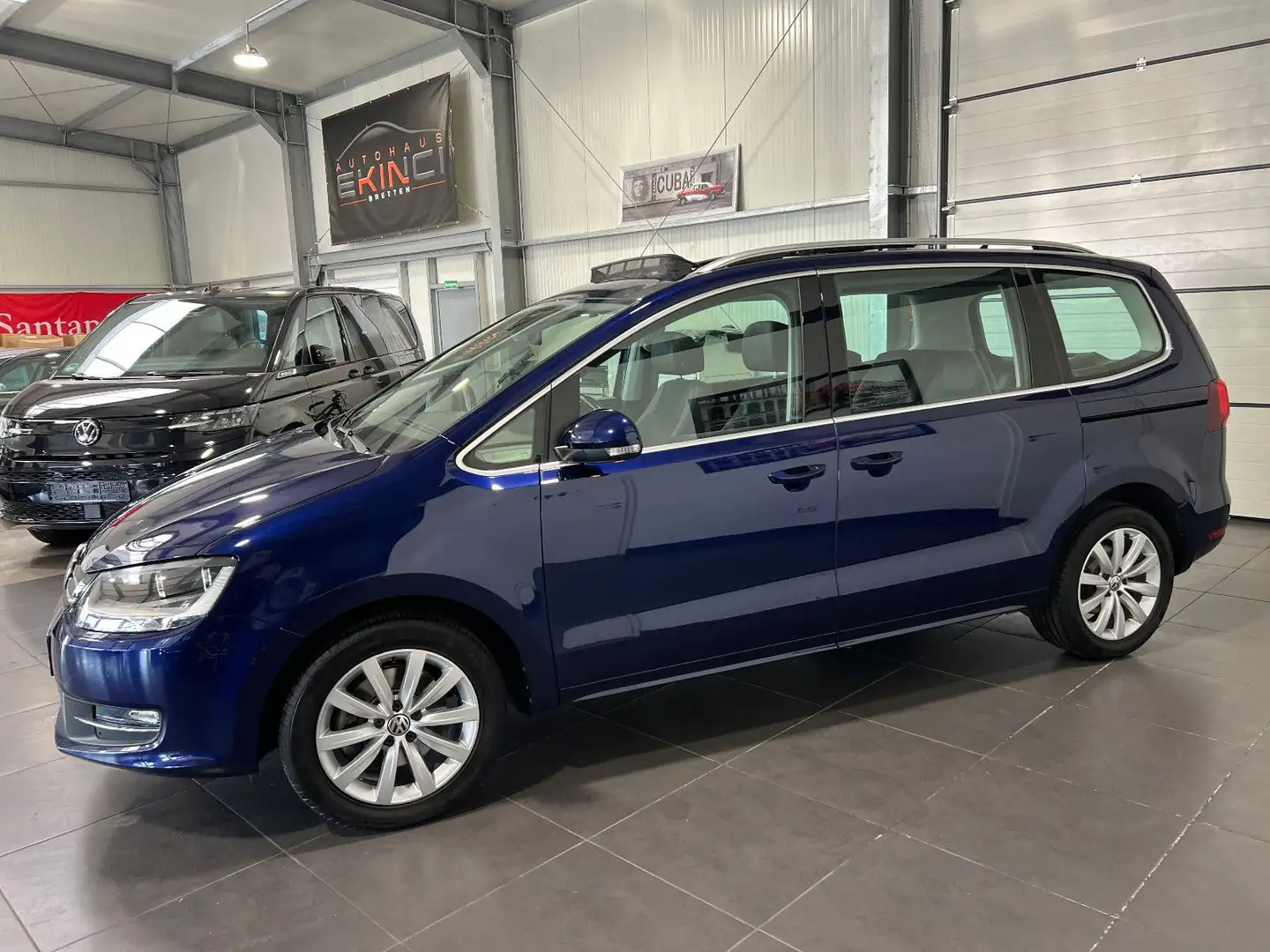 Volkswagen Sharan 1.4 TSi Automatik **Navi*Pano*AHK*ACC** Blau - 2