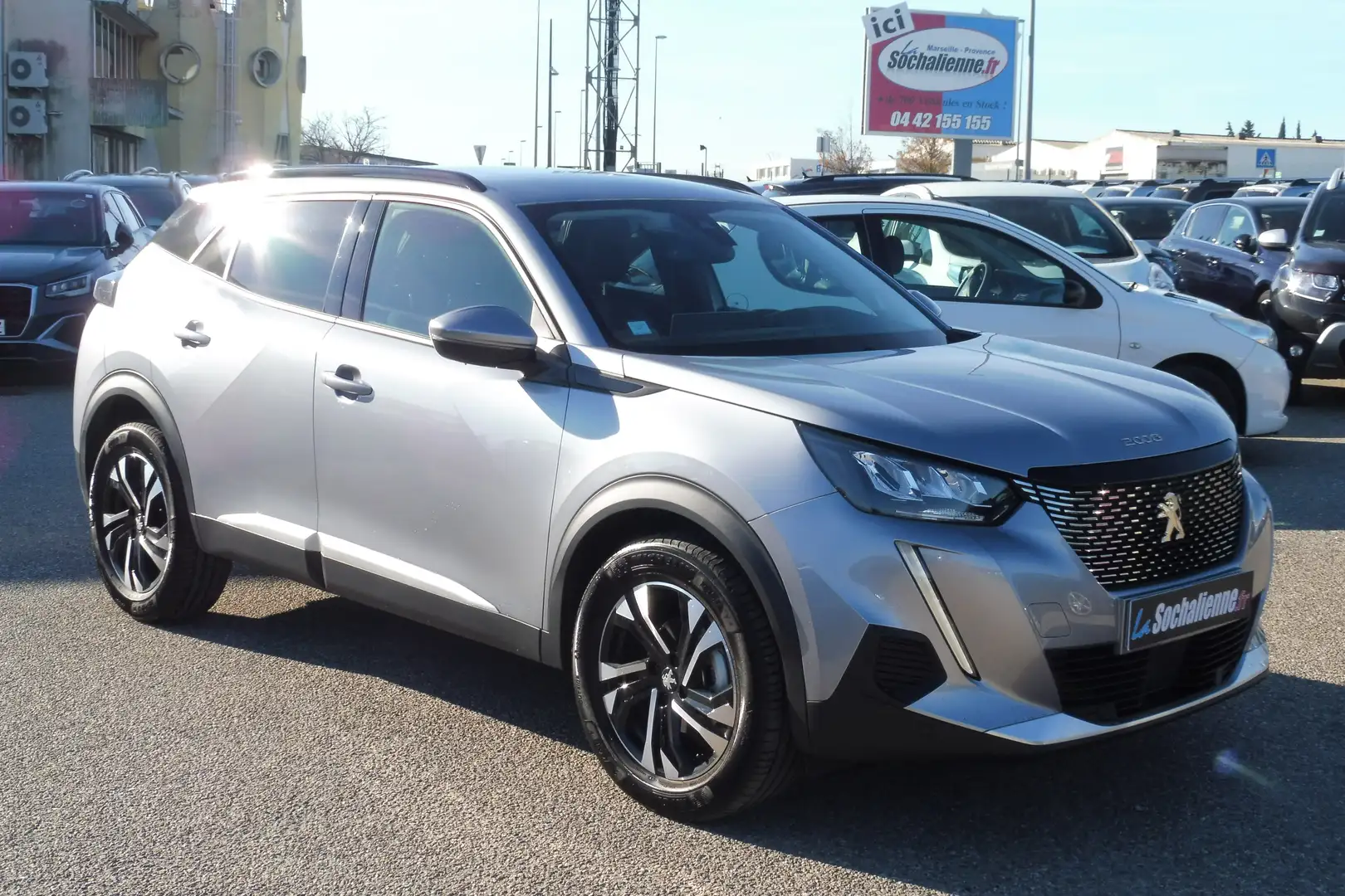 Peugeot 2008 BlueHDi 130 S\u0026amp;S EAT8 Allure Gris - 2