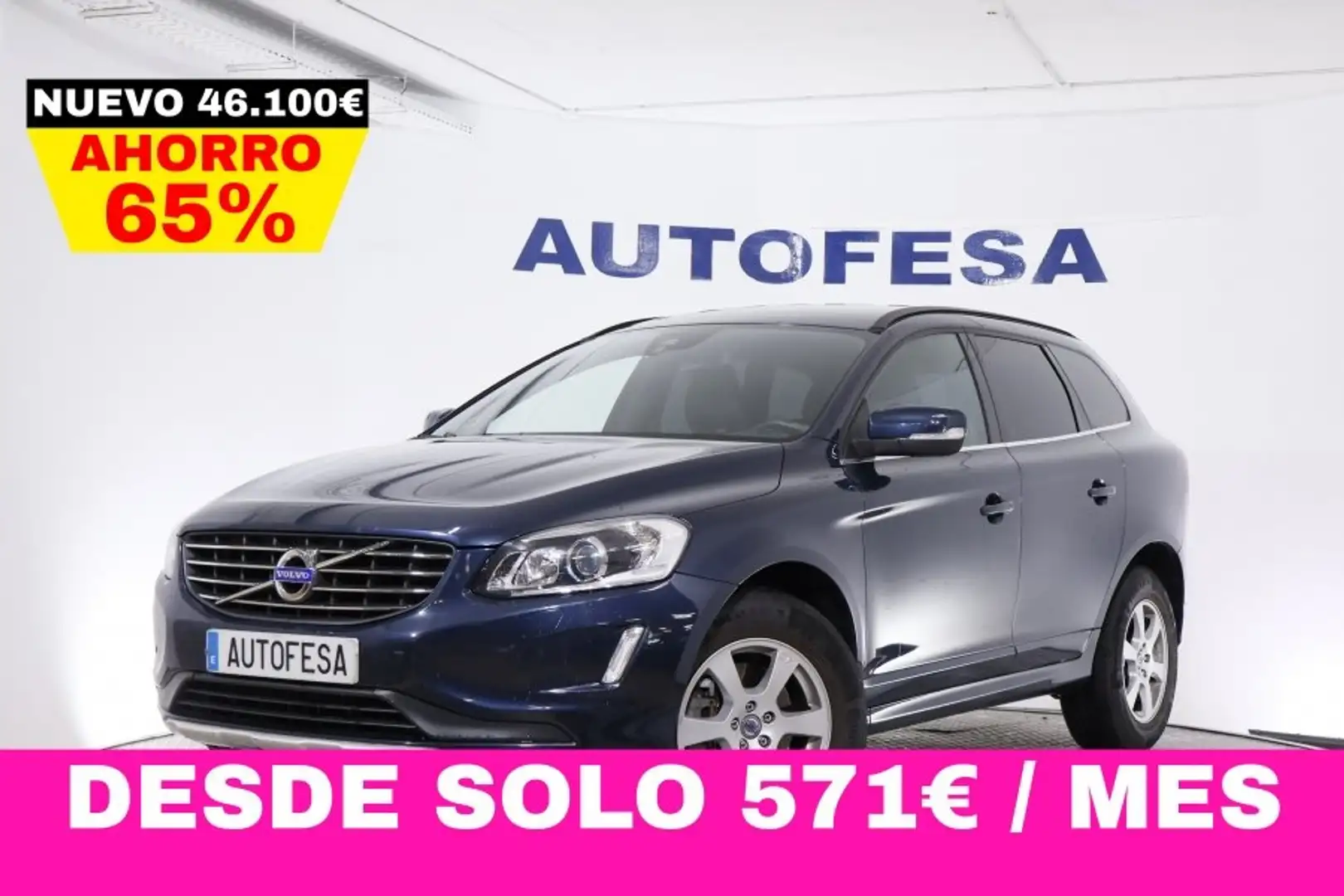 Volvo XC60 D4 163CV MOMENTUM AUTO 5P # PARKTRONIC, BLUETOOTH Zwart - 1