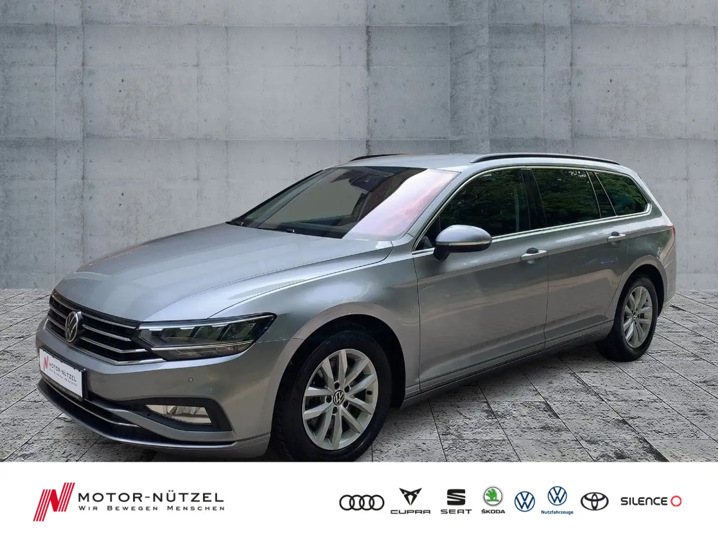 Volkswagen Passat Variant 2.0 TDI DSG BUSINESS LED+NAV+RFK Argent - 1