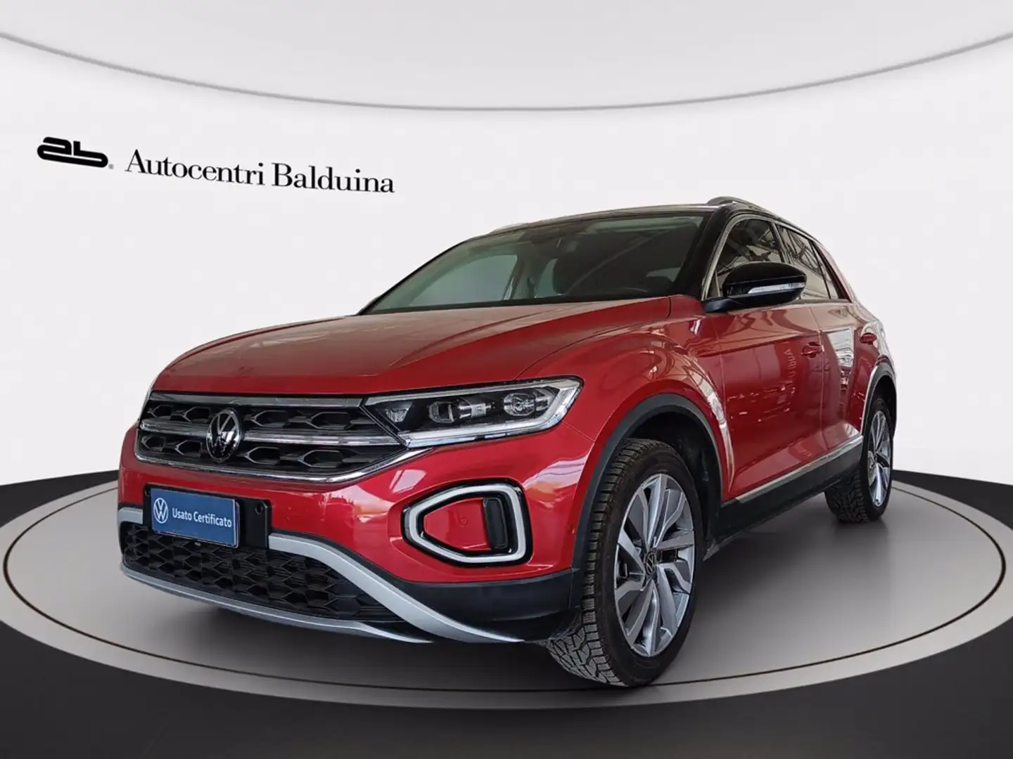 Volkswagen T-Roc 1.5 tsi style dsg Rosso - 1