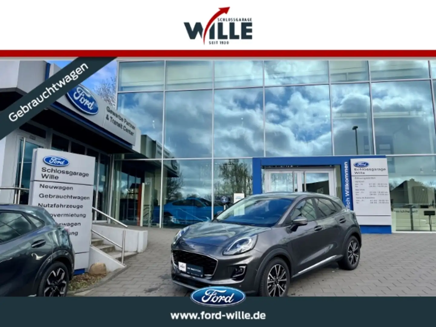 Ford Puma Titanium Fahrerassistenz-Paket Navi Mild Hybrid Gris - 1