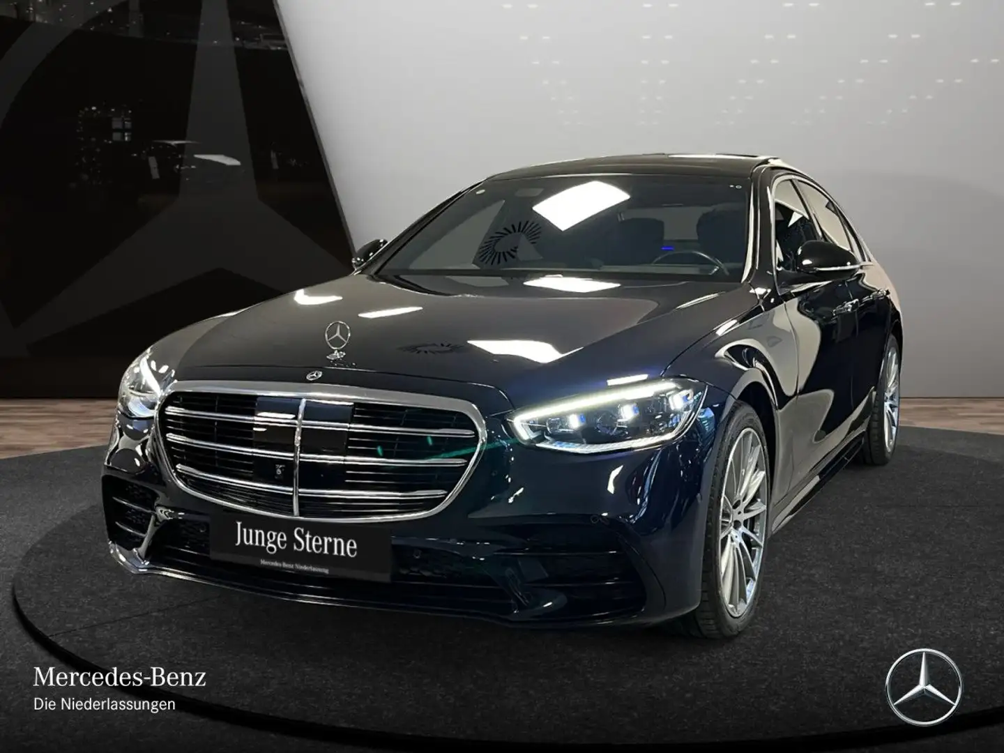 Mercedes-Benz S 600 S 580 4M AMG+NIGHT+PANO+DIGITAL-L+BURMESTER4D+20" Bleu - 2