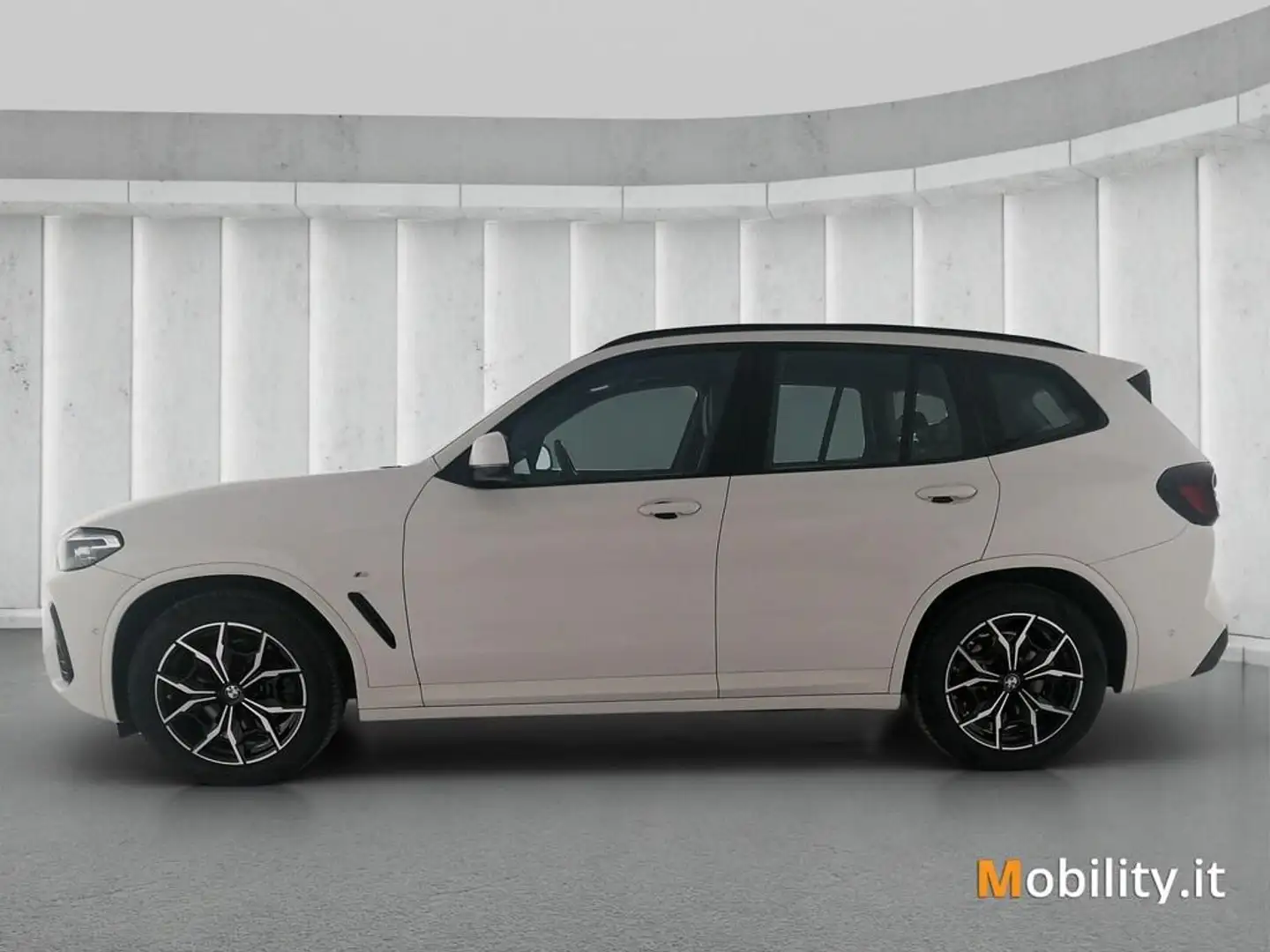 BMW X3 xdrive20d mhev 48V Msport auto Bianco - 2