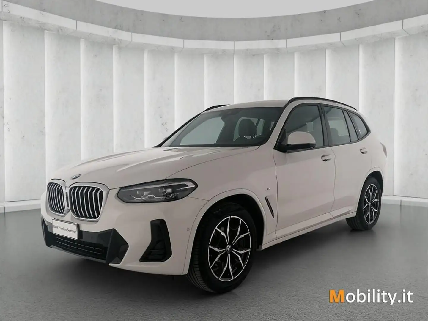 BMW X3 xdrive20d mhev 48V Msport auto Bianco - 1