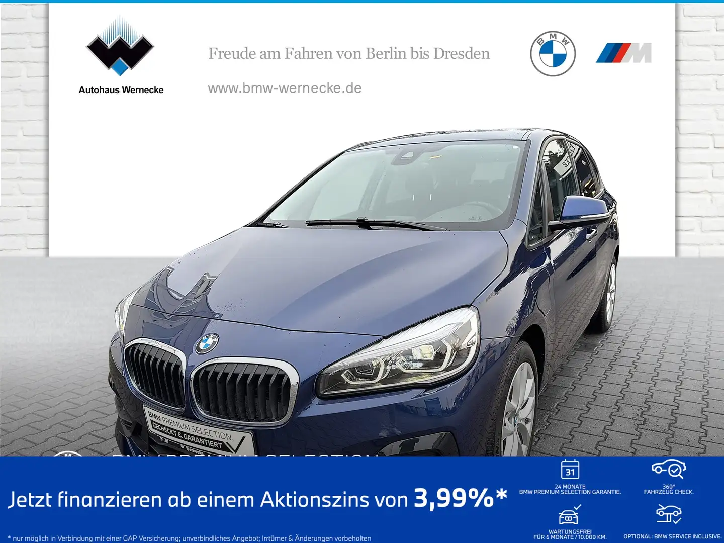 BMW 225 xe iPerformance Active Tourer Advantage DAB Niebieski - 1