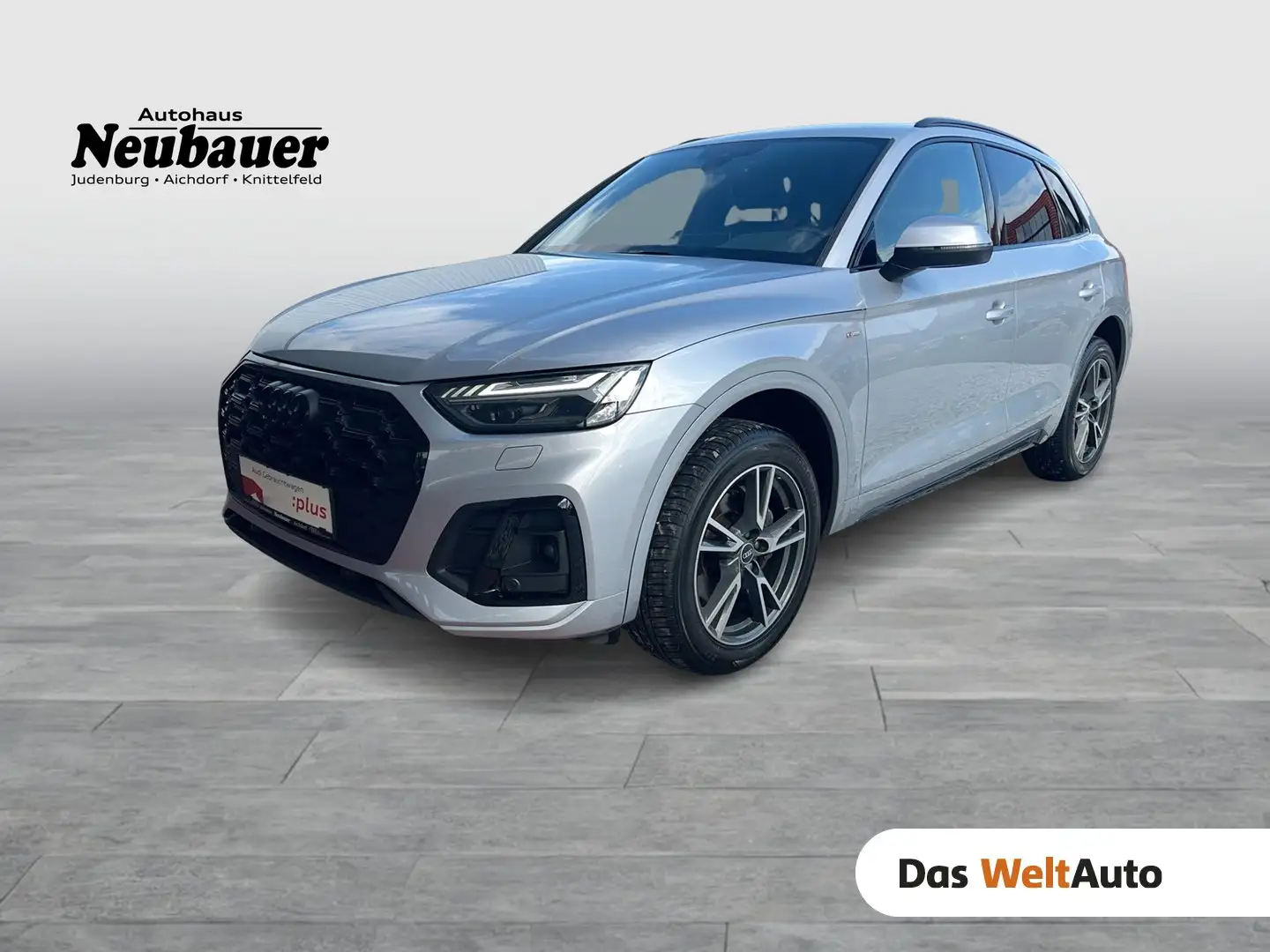 Audi Q5 40 TDI quattro S line Silber - 1