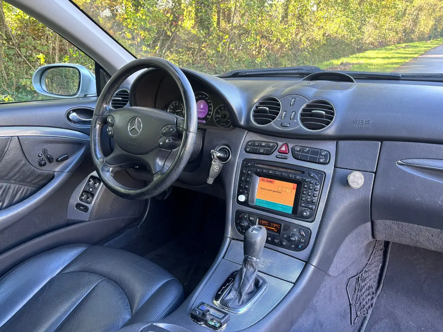 Mercedes-Benz CLK 500 Coupé Avantgarde | Schuif / Kanteldak + Cruise Nu Šedá - 2