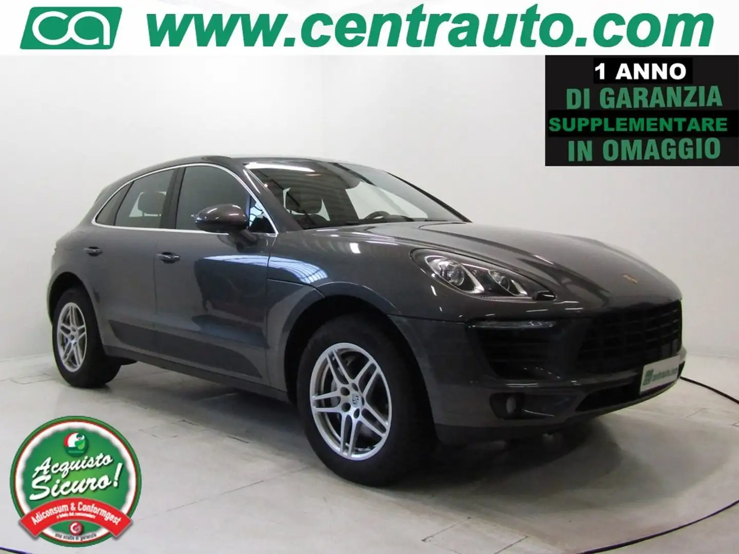 Porsche Macan 3.0 S Diesel Aut. * PELLE * Grigio - 1