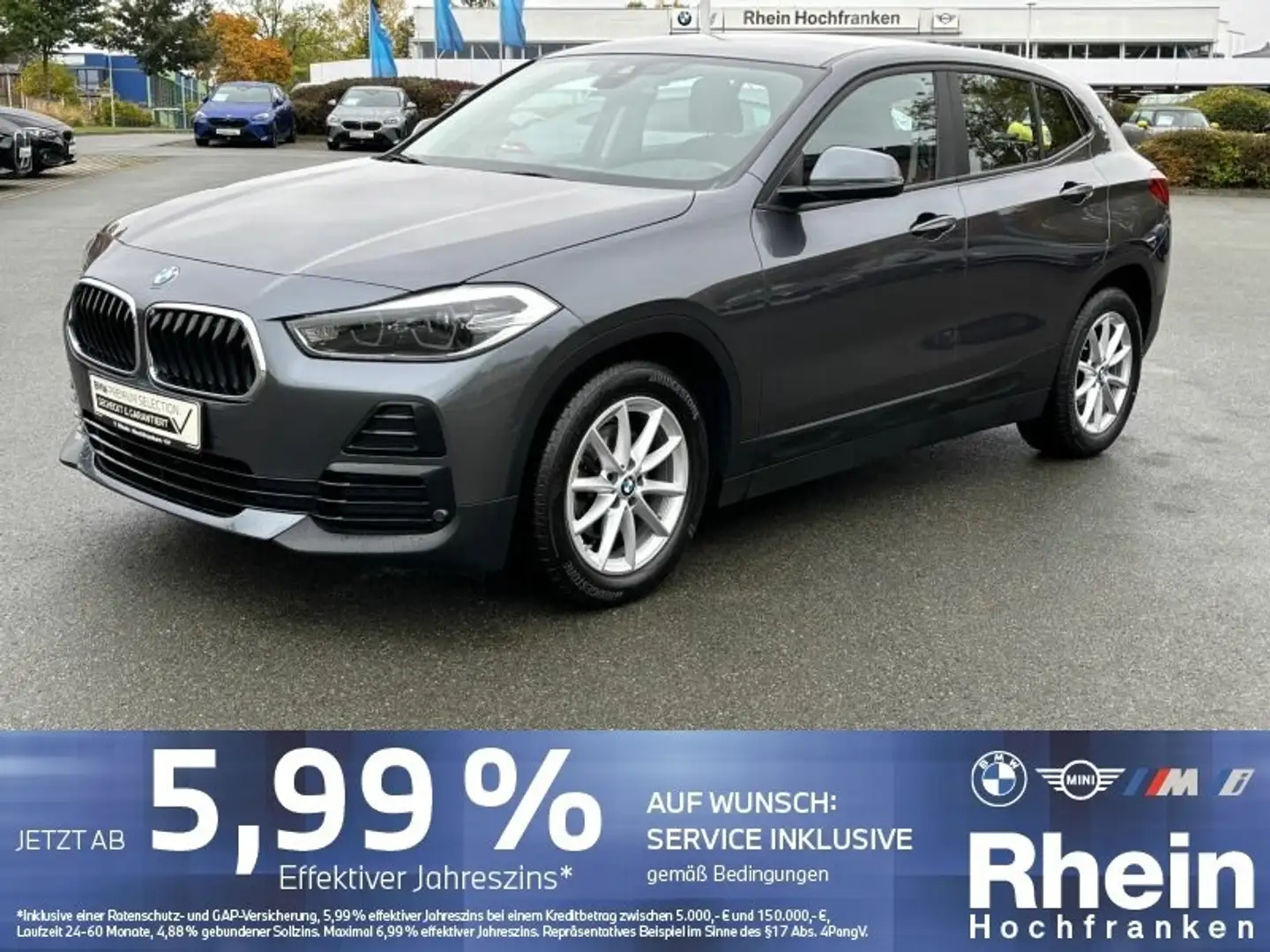 BMW X2 sDrive18i Advantage LED NAVI RFK PARKASSIST Gris - 1