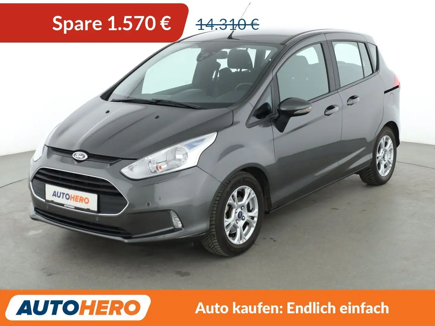 Ford B-Max 1.6 Ti-VCT SYNC Edition Aut*PDC*KLIMA*GARANTIE* Grau - 1