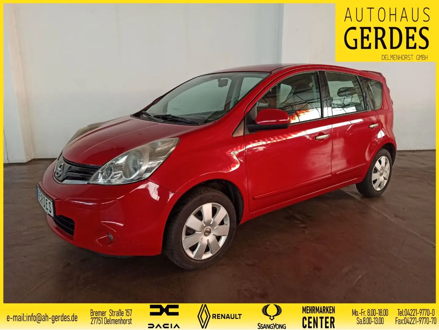 Nissan Note Acenta Rot - 1