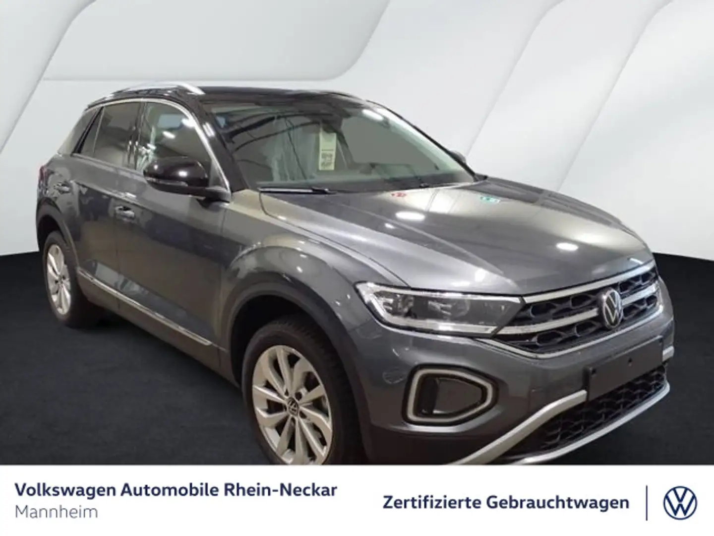 Volkswagen T-Roc 1.5 TSI Style DSG Navi AHK LED uvm Grau - 2