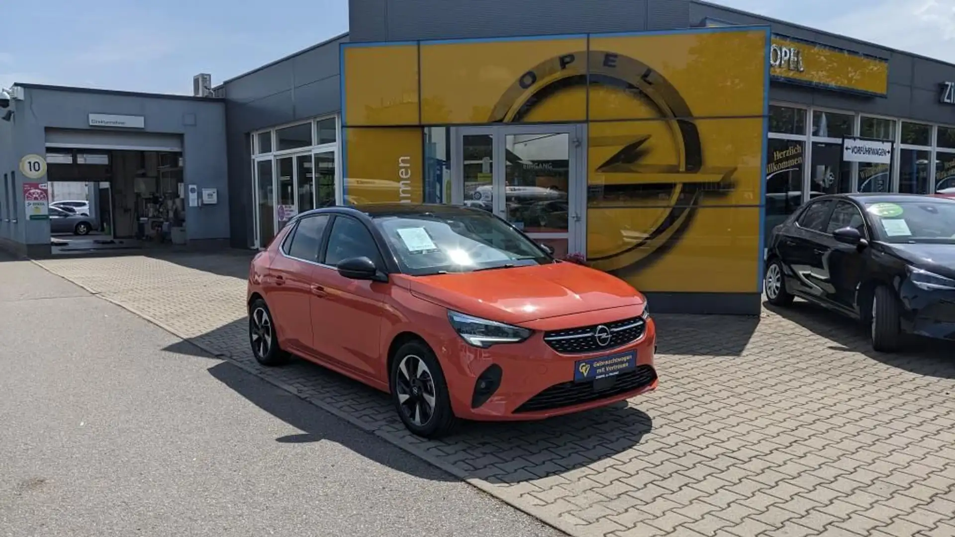 Opel Corsa F Elektro Elegance Navi IntelliLux Lenkrad Orange - 1