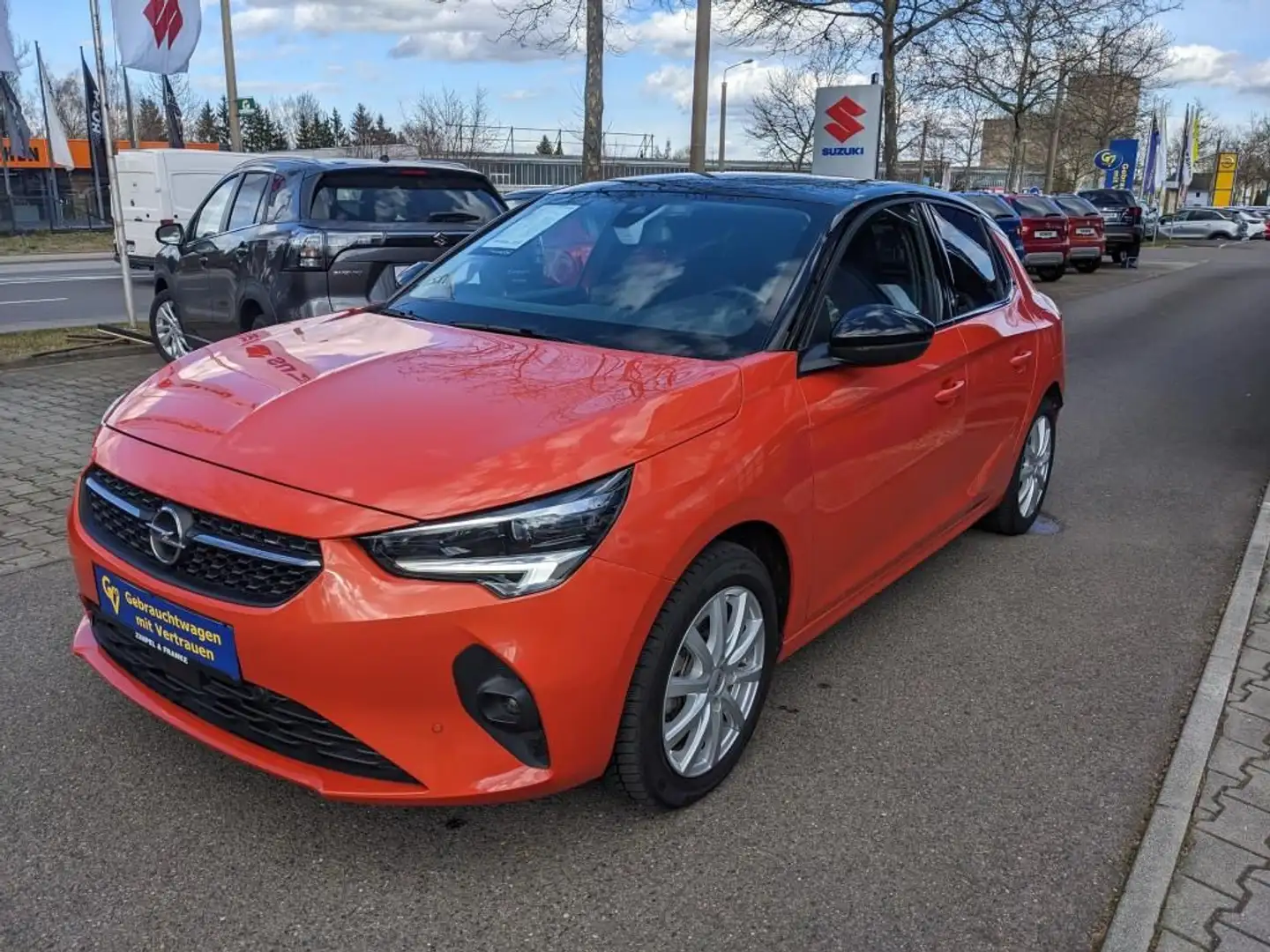 Opel Corsa F Elektro Elegance Navi IntelliLux Lenkrad Orange - 2