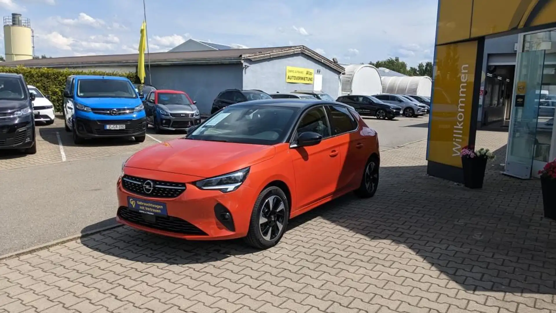 Opel Corsa F Elektro Elegance Navi IntelliLux Lenkrad Orange - 2