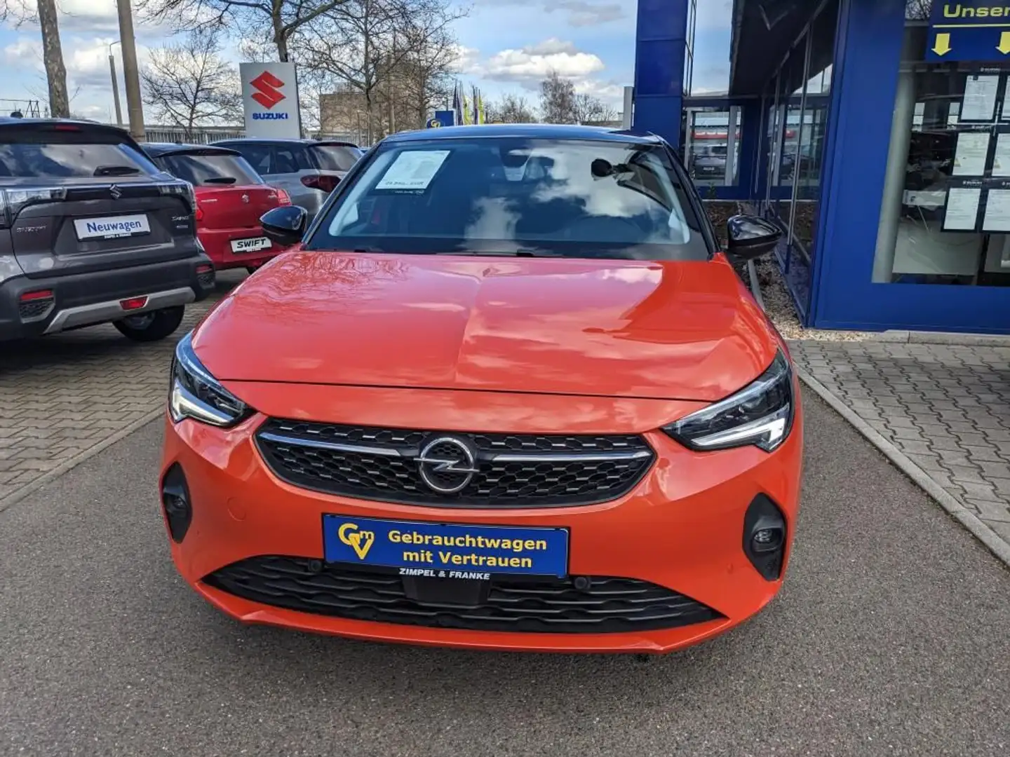 Opel Corsa F Elektro Elegance Navi IntelliLux Lenkrad Orange - 1