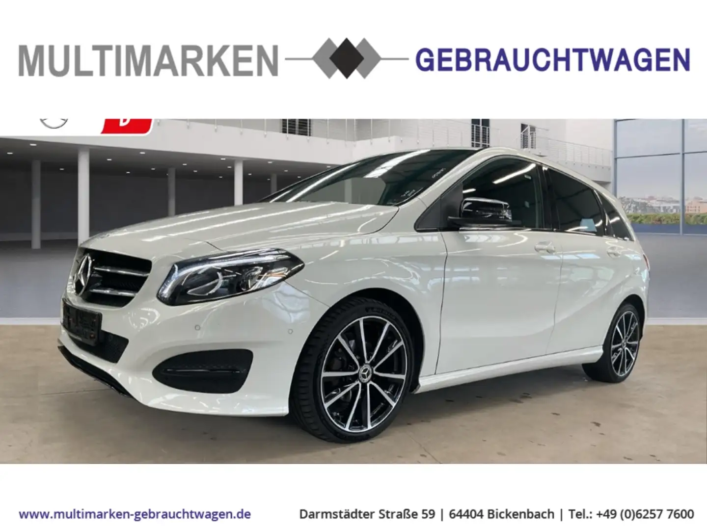 Mercedes-Benz B 180 d Edition CDI Navi/LED/Klima/SHZ/Keyless/Lenkass. Weiß - 1