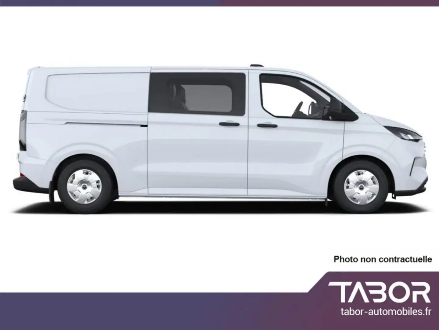 Ford Transit Custom Cabine TDCi 136 Trend 320L2 Blanc - 2