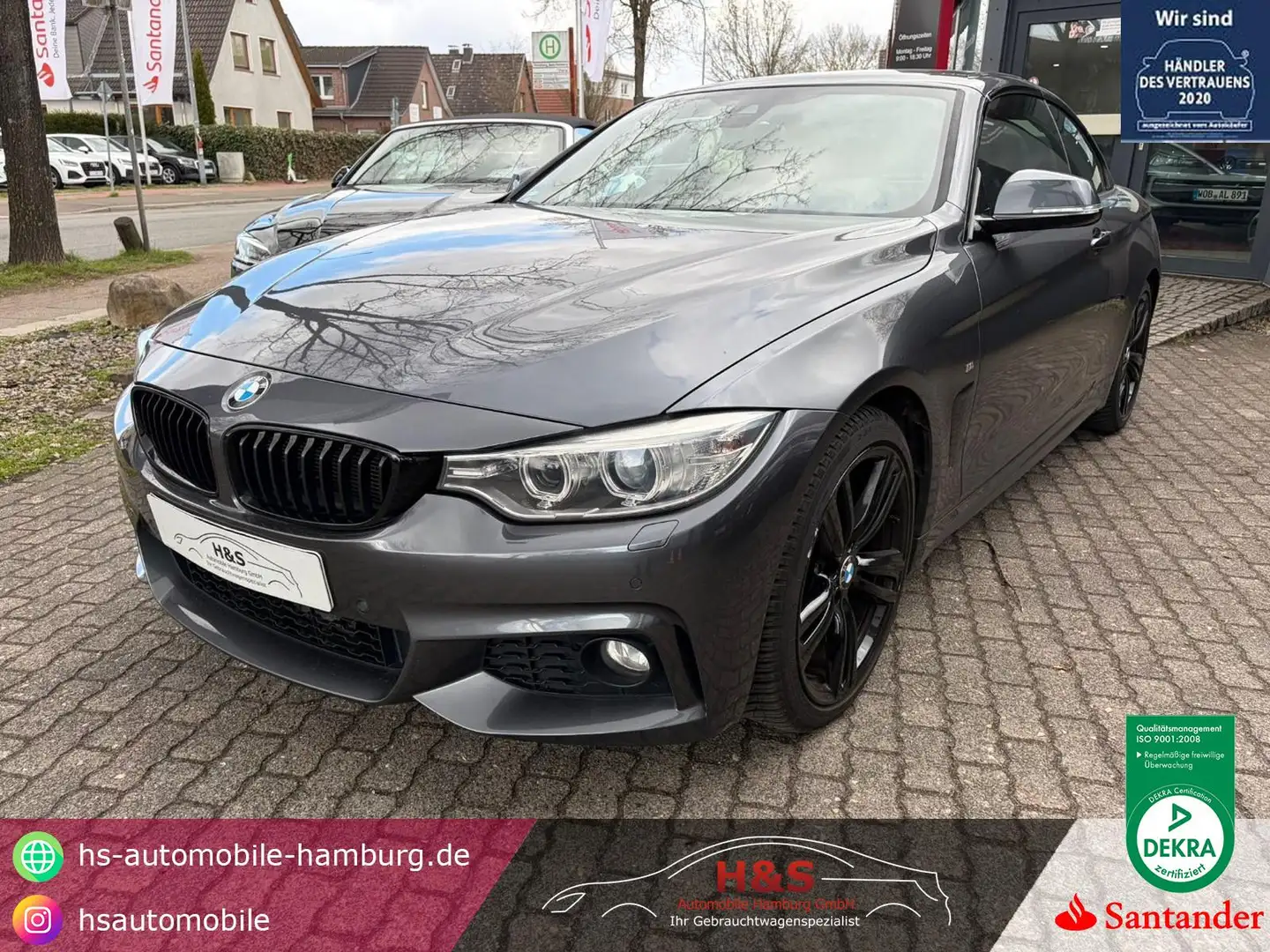 BMW 428 i Cabrio Aut. M Sport Gris - 1