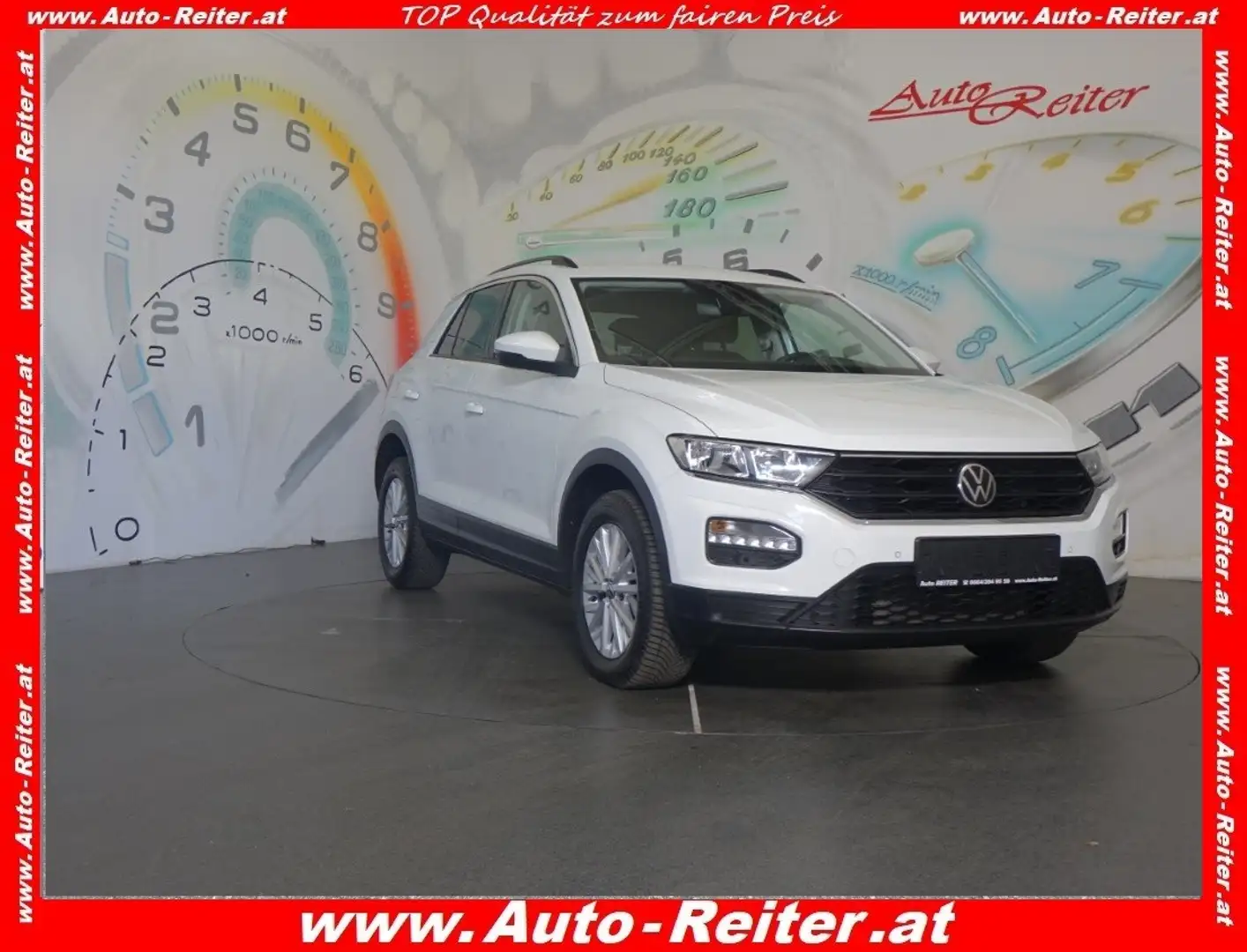 Volkswagen T-Roc 1,6 TDI SCR *NAVI, CARPLAY, PDC* Weiß - 1