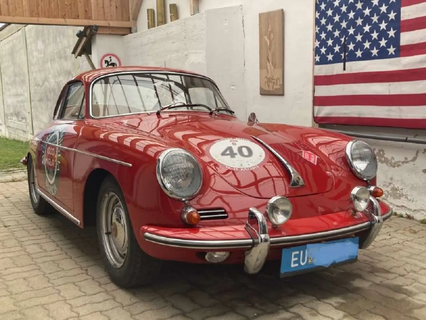 Porsche 356 356 SC Carrera Rot - 1