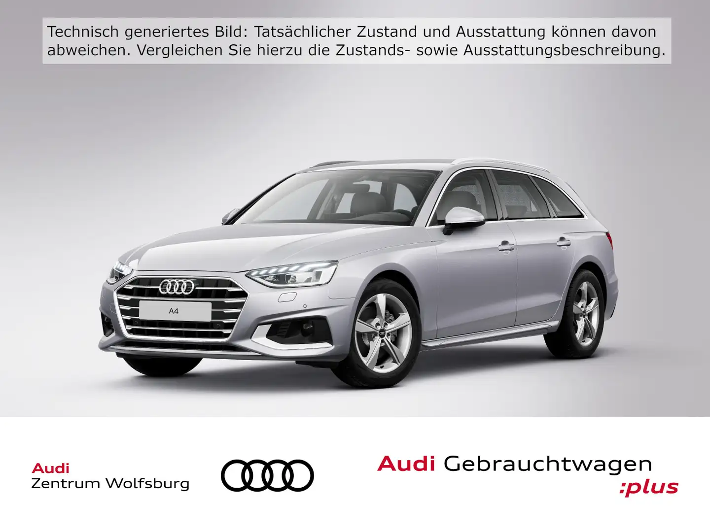 Audi A4 35 TDI S-tronic advanced Standhzg/ACC/E Argent - 1