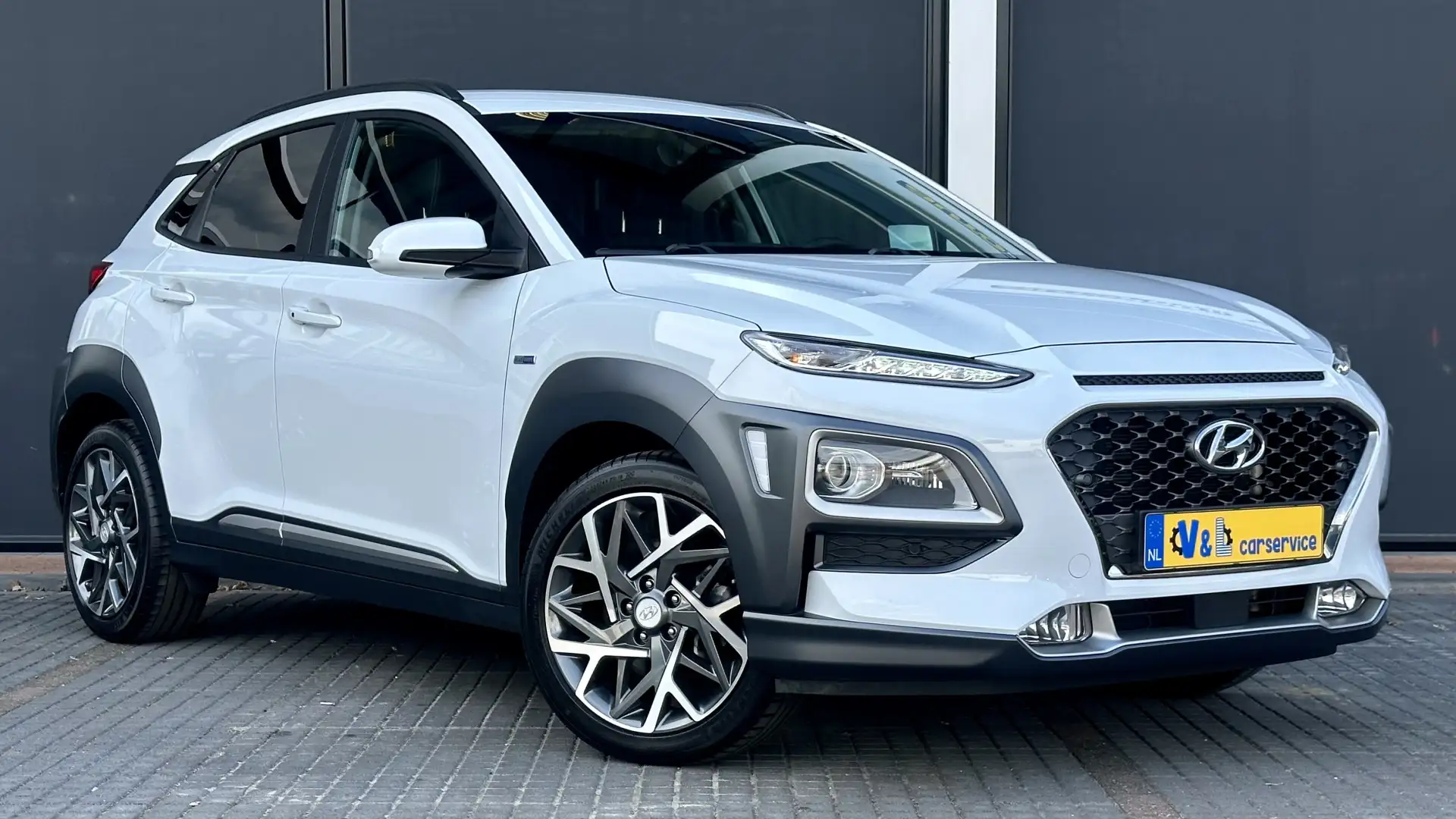 Hyundai KONA 1.6 GDI HEV Fashion / Stoel/stuur verwr. / Stoel k Blanc - 1