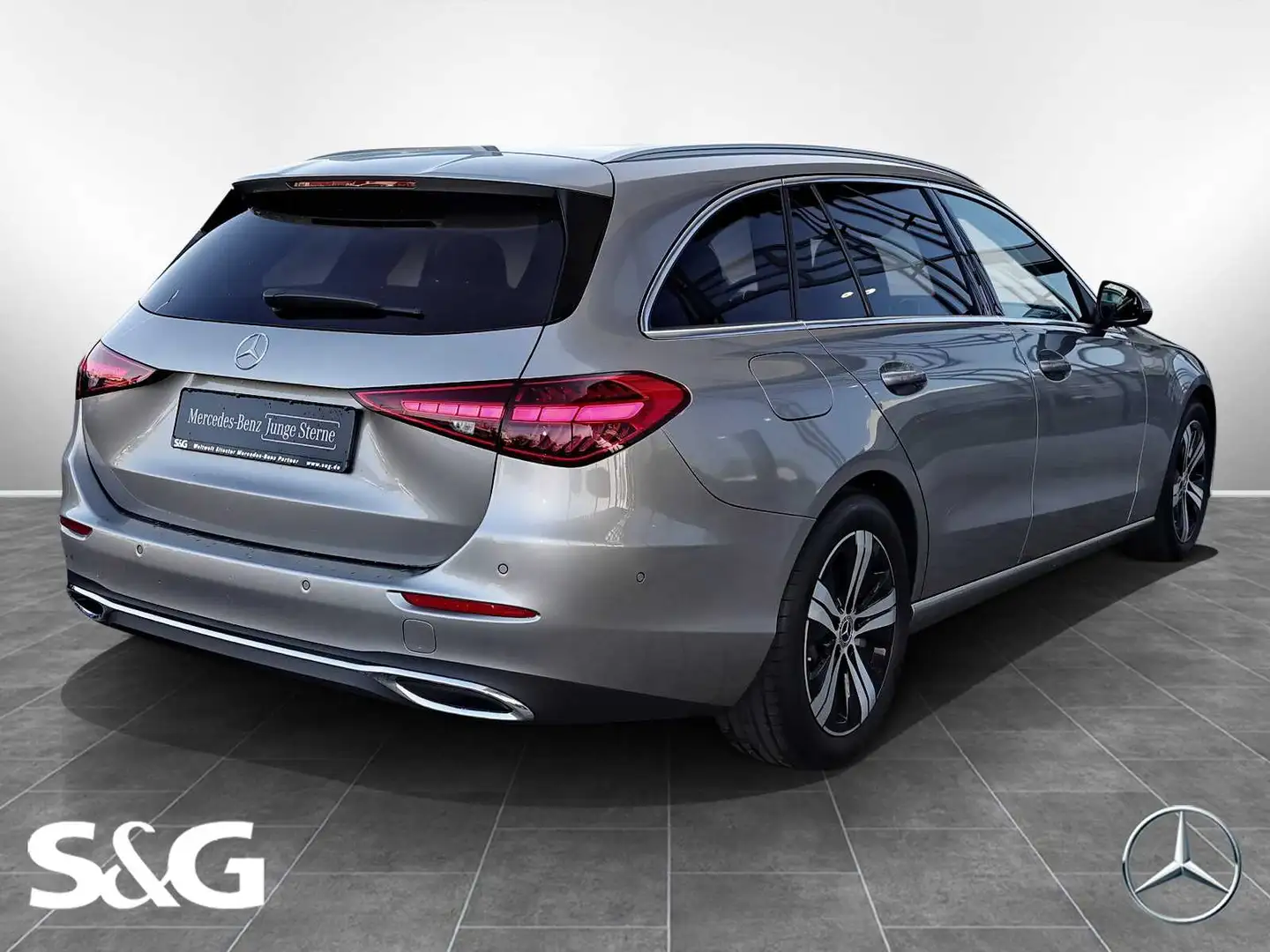 Mercedes-Benz C 200 T STANDHEIZUNG+360°+DIG LIGHT+DISTRONIC Silber - 2