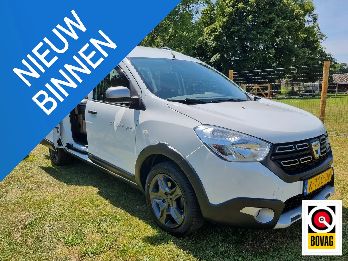 Overig Dacia Dokker 1.2 TCe S&S Stepway MINICAMPER Wit - 1