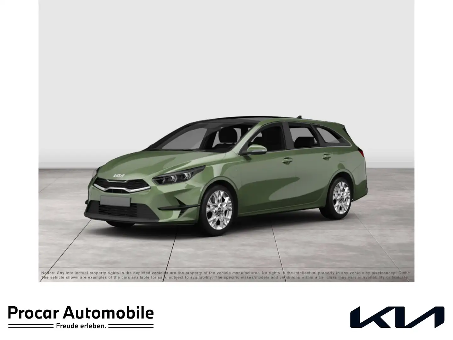 Kia Ceed / cee'd Ceed 1.5 T-GDI DCT GT-LINE+PANO+KAMERA+NAV Grün - 1