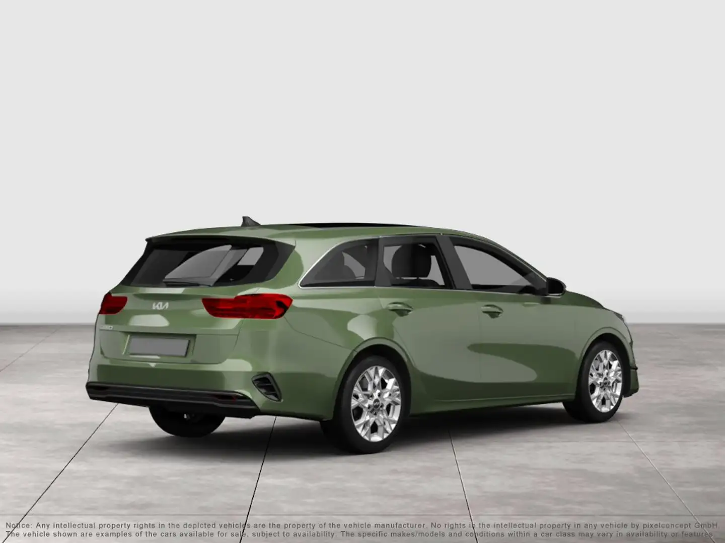 Kia Ceed / cee'd Ceed 1.5 T-GDI DCT GT-LINE+PANO+KAMERA+NAV Grün - 2