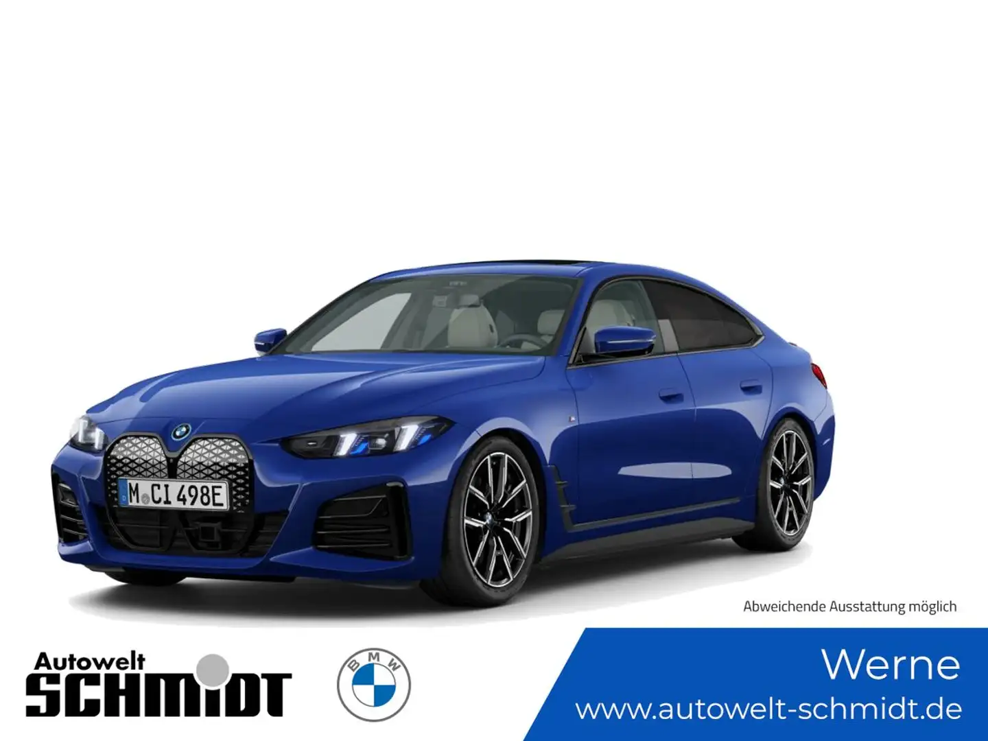 BMW i4 eDrive40 M Sportpaket Pro + Innovationspaket Blau - 1