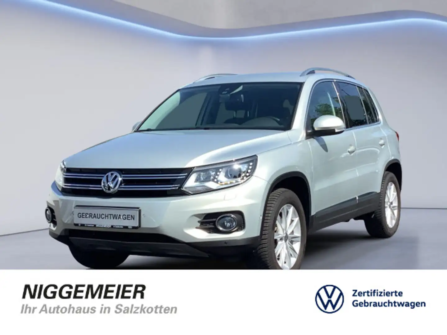 Volkswagen Tiguan 2.0TDI 4M DSG Track & Style NAVI+KAMERA+D Silber - 1