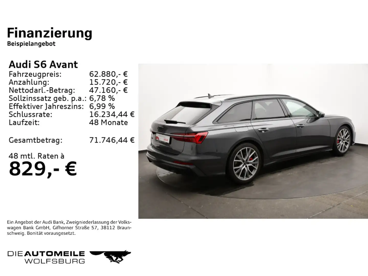Audi S6 3.0 TDI quattro tiptronic Matrix/ACC/Na Grey - 2