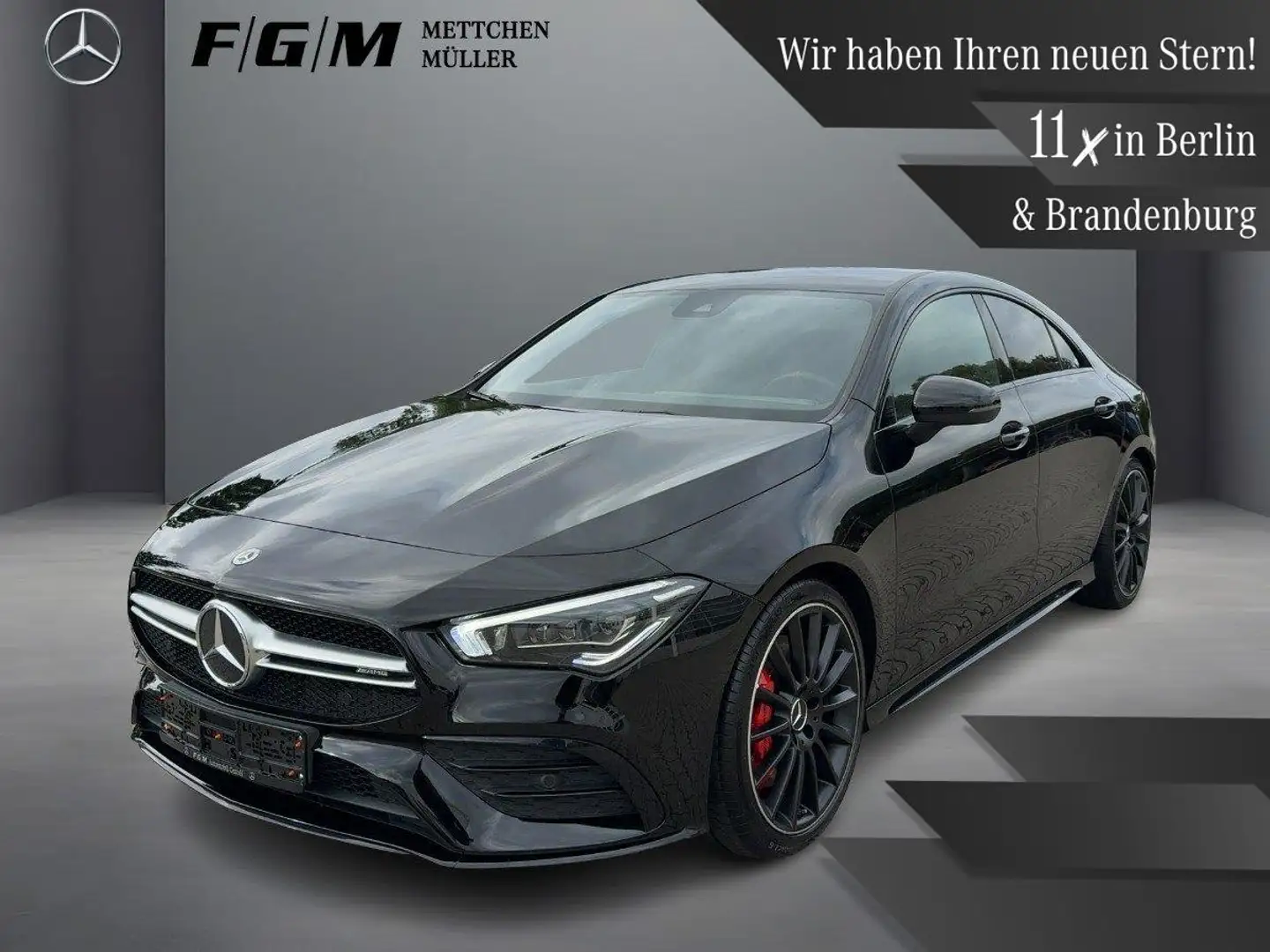 Mercedes-Benz CLA 35 AMG 4M Coupé MBeam|CarPlay|Night|Sitzhz Noir - 1
