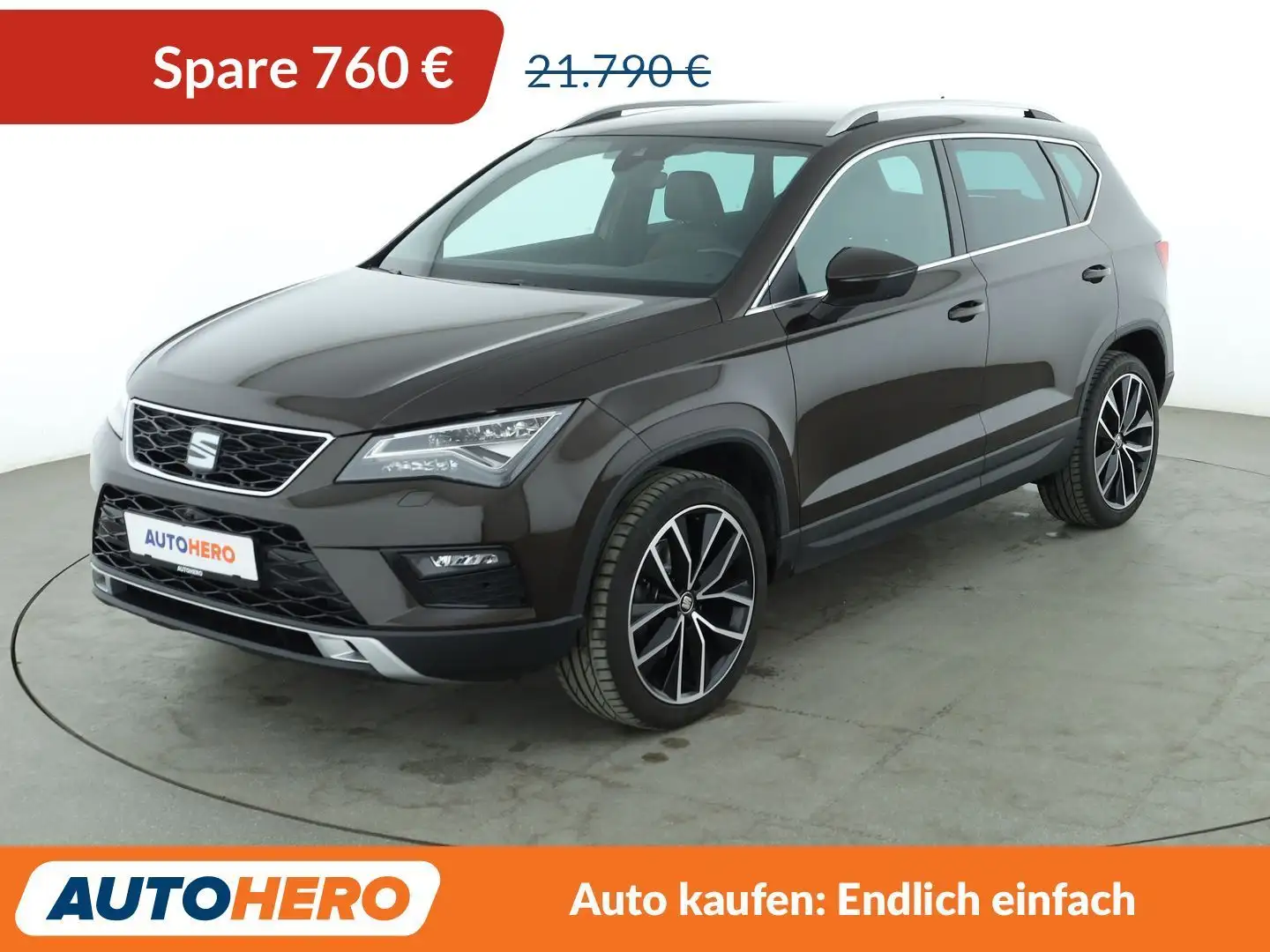 SEAT Ateca 2.0 TSI Xcellence 4Drive Aut.*NAV*LED*ACC*CAM*PDC Braun - 1
