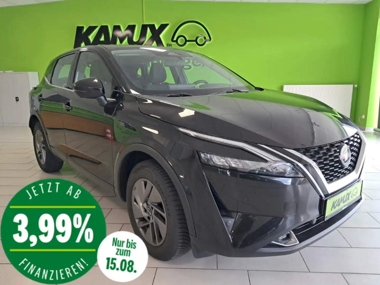 Nissan Qashqai 1.3DIG-T Acenta+LED+NAVI+ACC+KAMERA Schwarz - 1