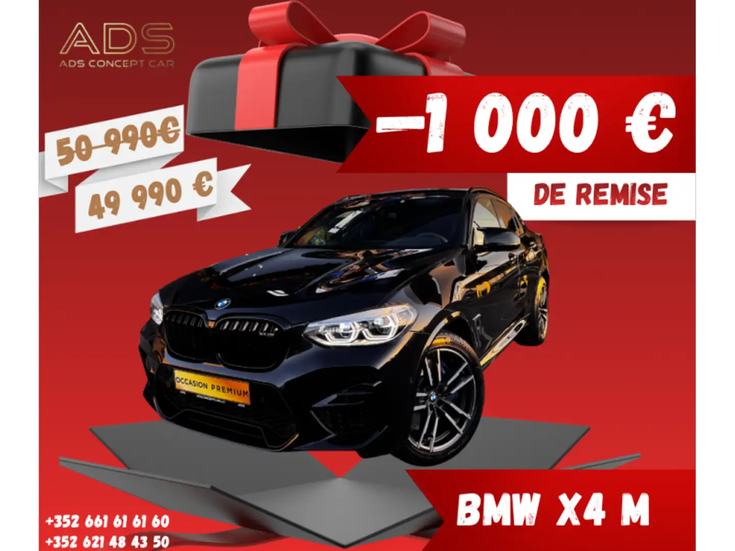 BMW X4 M xDrive 3.0L 480CV Noir - 1