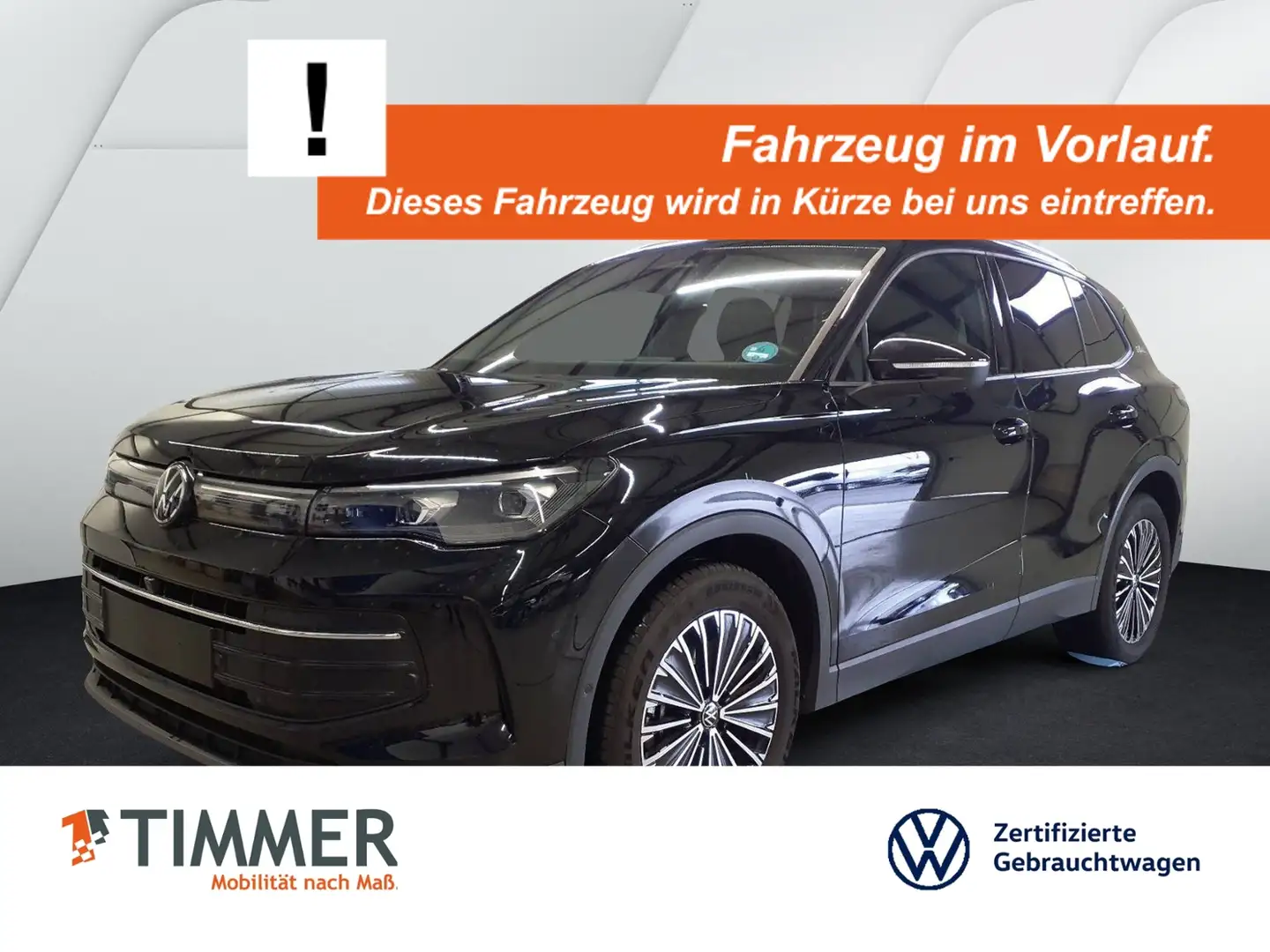 Volkswagen Tiguan 2.0 TDI DSG GOAL +AHK +360° +RKAM +HuD +CARPLAY + Schwarz - 1