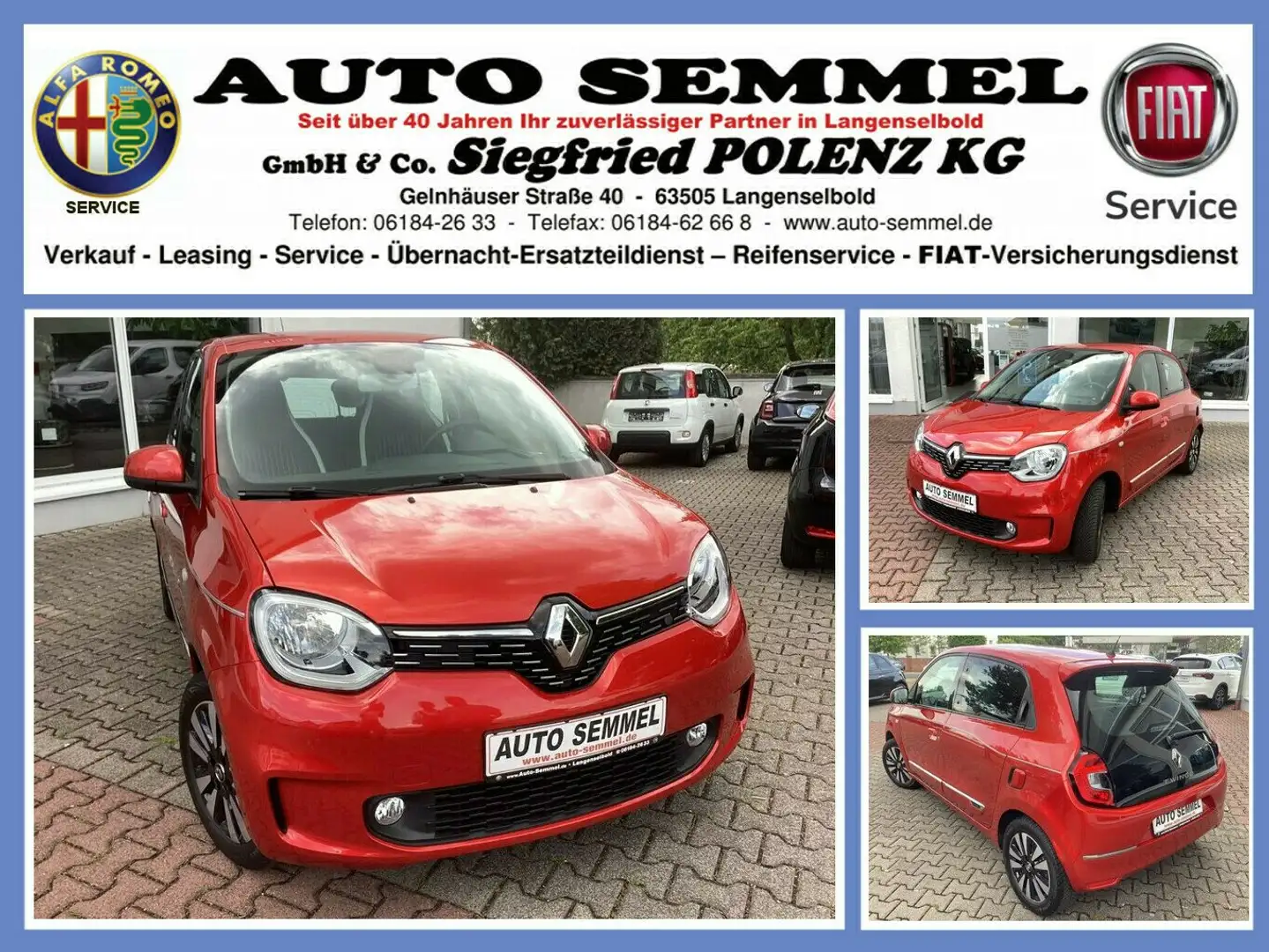 Renault Twingo 0,9 TCE Intens Rouge - 1
