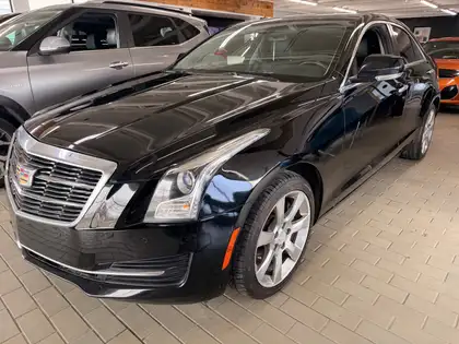Black 2015 Cadillac ATS 2.0T Luxury AWD Sedan All-Wheel Drive Automatic