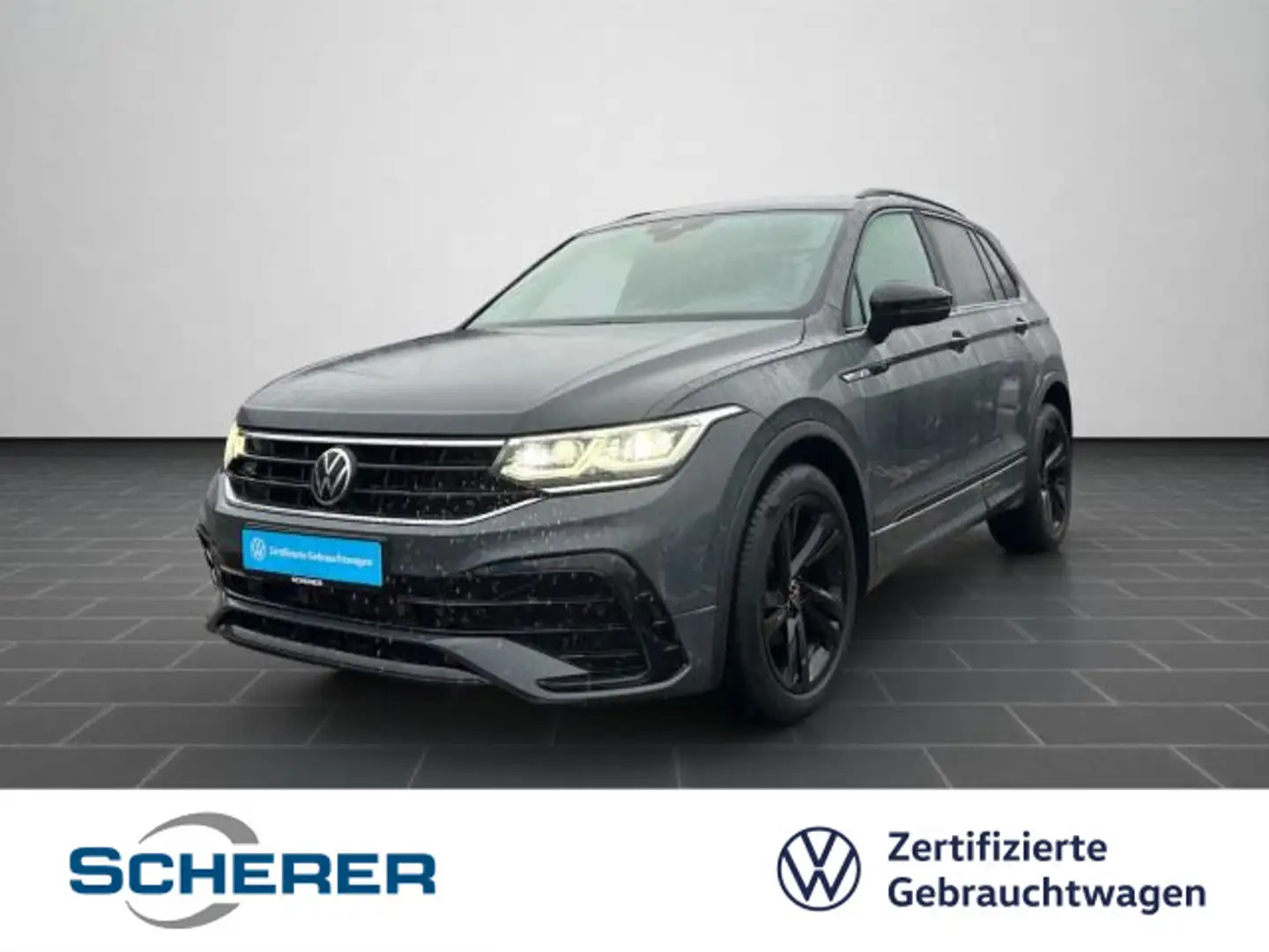 Volkswagen Tiguan R-LINE 2.0 TDI DSG IQ.LIGHT NAVI BLACK ST Grau - 1