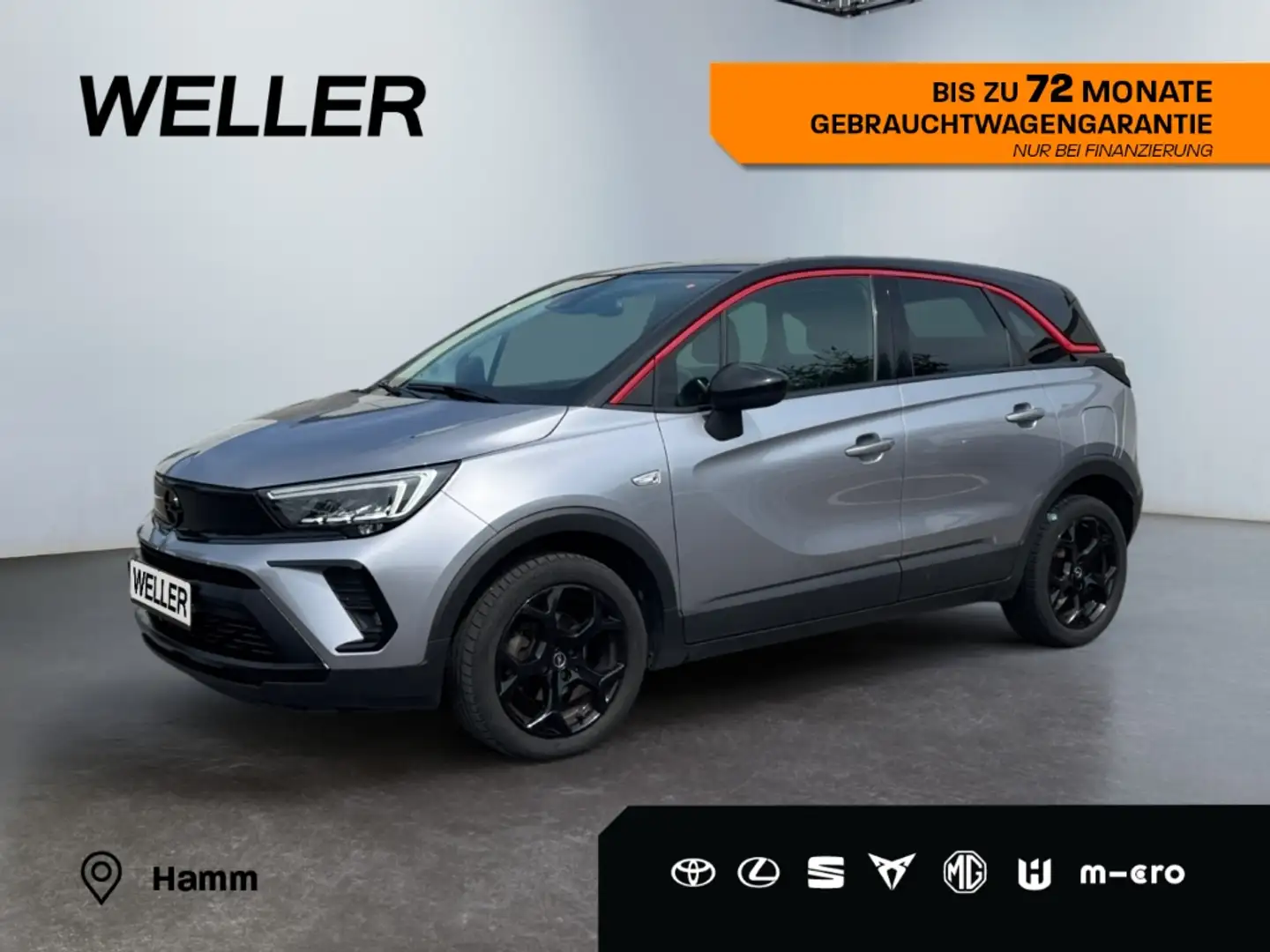 Opel Crossland 1.2 Automatik GS Line *LED*CAM*Keyless* Grau - 1