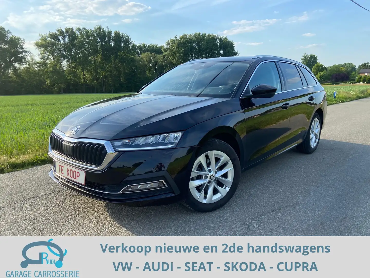 Skoda Octavia 1.0 TSI NAVI*KEYLESS*PARKEERHULP A.*... Noir - 1