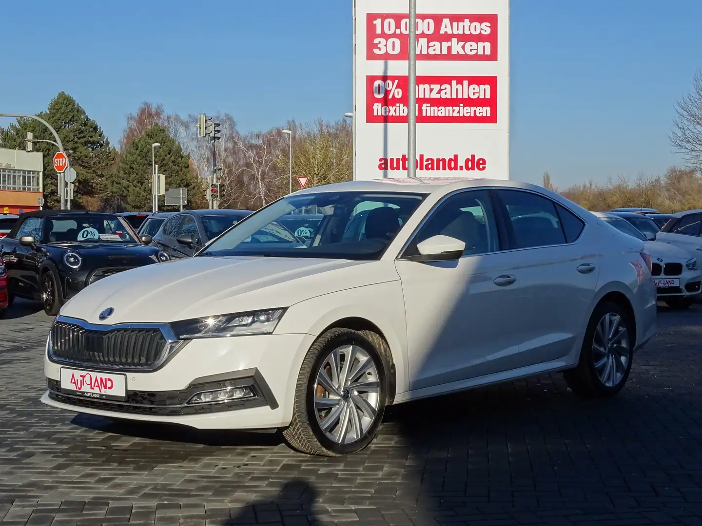 Skoda Octavia 2.0 TDI DSG Matrix SHZ SmartLink Kam ACC Blanc - 2